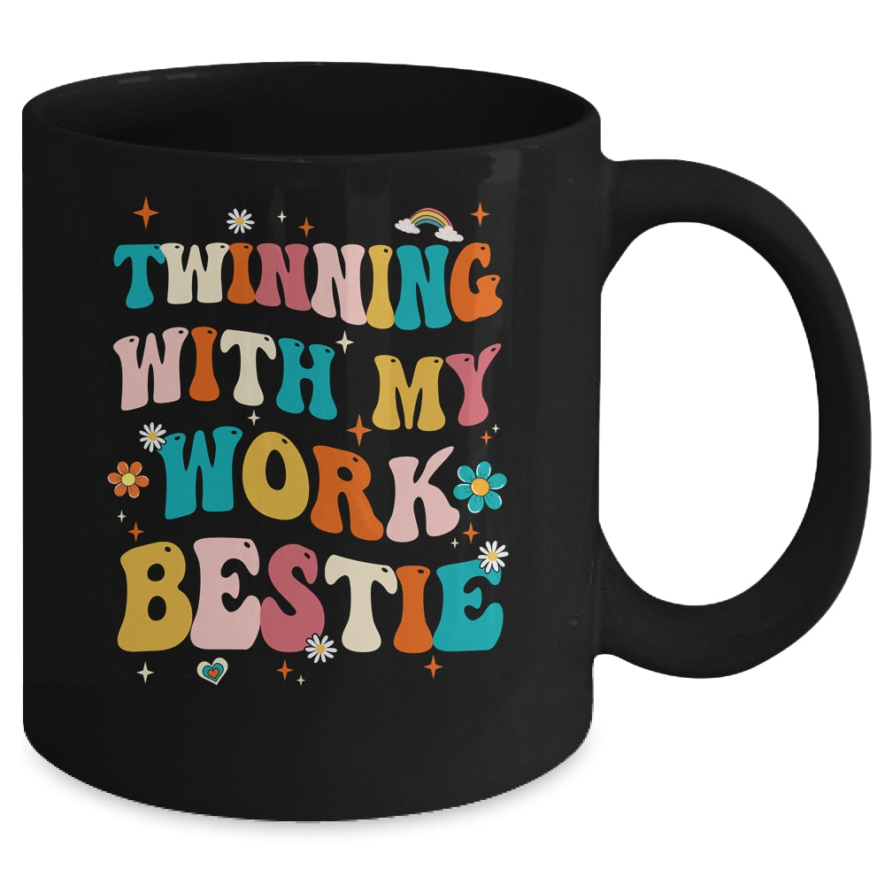 Twinning With My Work Bestie Best Friend Twin Spirit Week Mug | siriusteestore