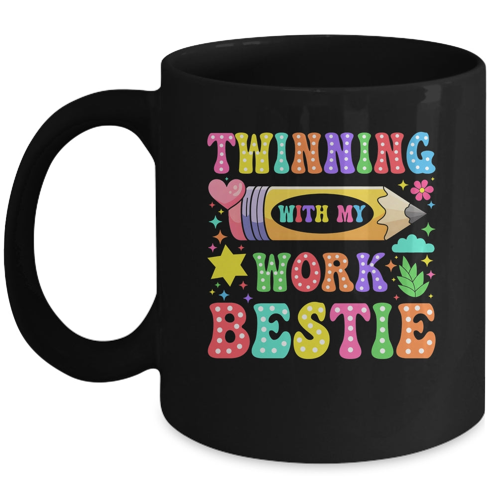 Twinning With My Work Bestie Spirit Week Best Friend Twin Day Mug | siriusteestore