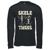 Twins Halloween Matching Skeletwins Funny Dancing Skeletons Shirt & Hoodie | siriusteestore