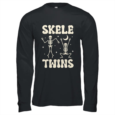 Twins Halloween Matching Skeletwins Funny Dancing Skeletons Shirt & Hoodie | siriusteestore