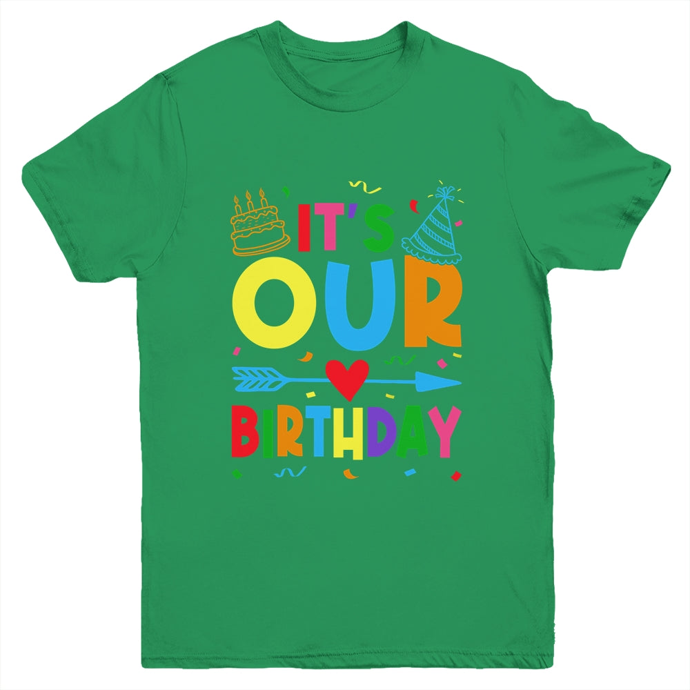 Twins Twin It's Our Birthday For Brothers Sister Boy Girl Youth Shirt | siriusteestore