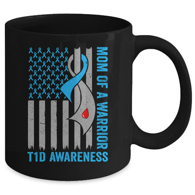 Type 1 Diabetes Awareness T1D Mom Of Warrior Type 1 Diabetic Mug | siriusteestore