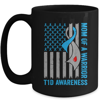 Type 1 Diabetes Awareness T1D Mom Of Warrior Type 1 Diabetic Mug | siriusteestore