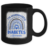 Type 1 Diabetes T1D Granddaughter Diabetes Awareness Rainbow Mug | siriusteestore