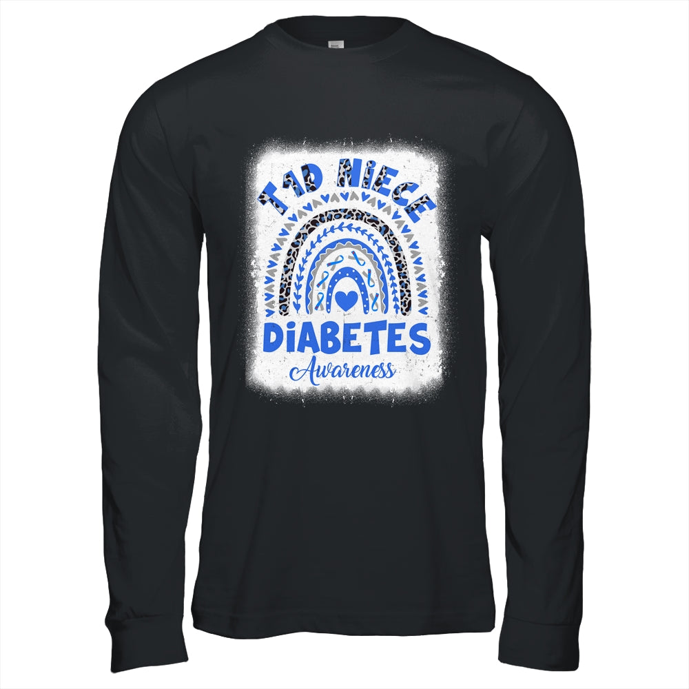 Type 1 Diabetes T1D Niece Diabetes Awareness Rainbow Shirt & Hoodie | siriusteestore