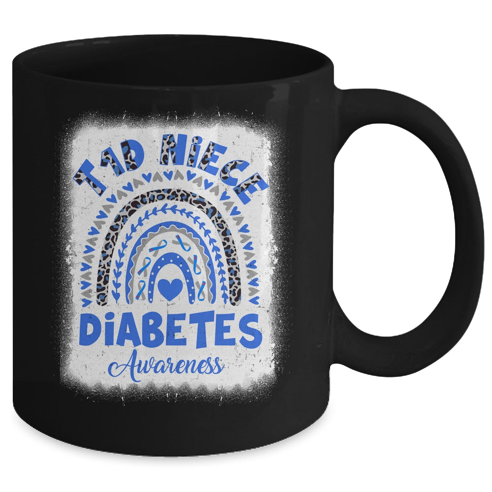 Type 1 Diabetes T1D Niece Diabetes Awareness Rainbow Mug | siriusteestore