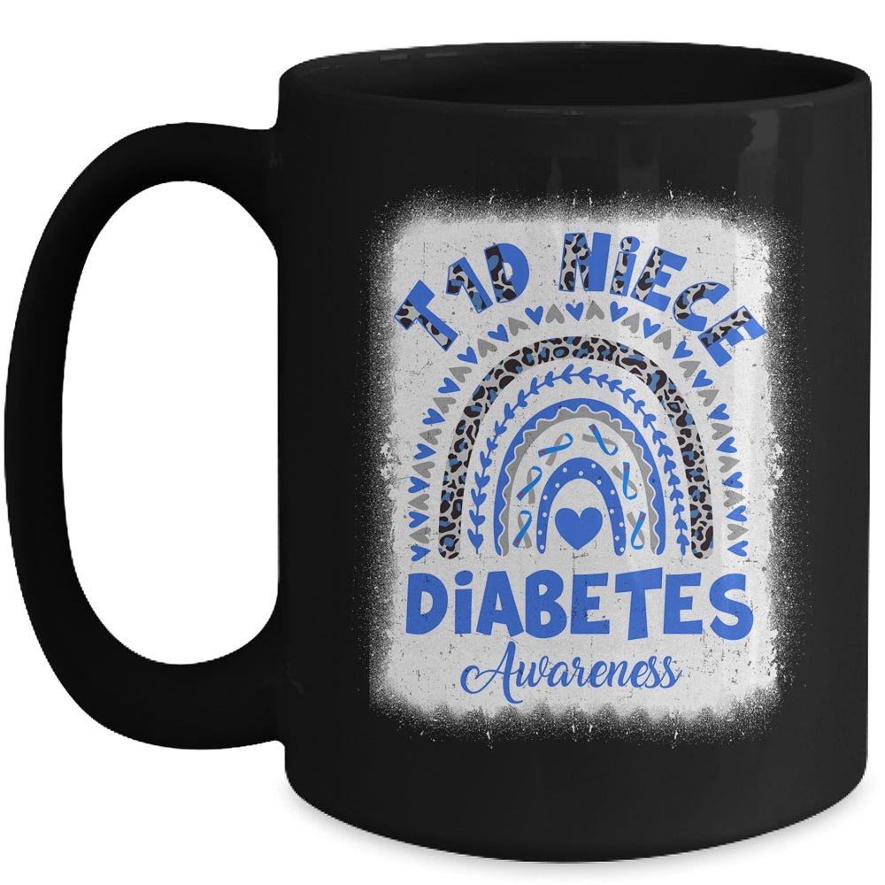 Type 1 Diabetes T1D Niece Diabetes Awareness Rainbow Mug | siriusteestore