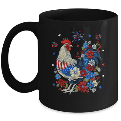 USA American Flag Chicken Lover 4th Of July Patriotic Farmer Mug | siriusteestore