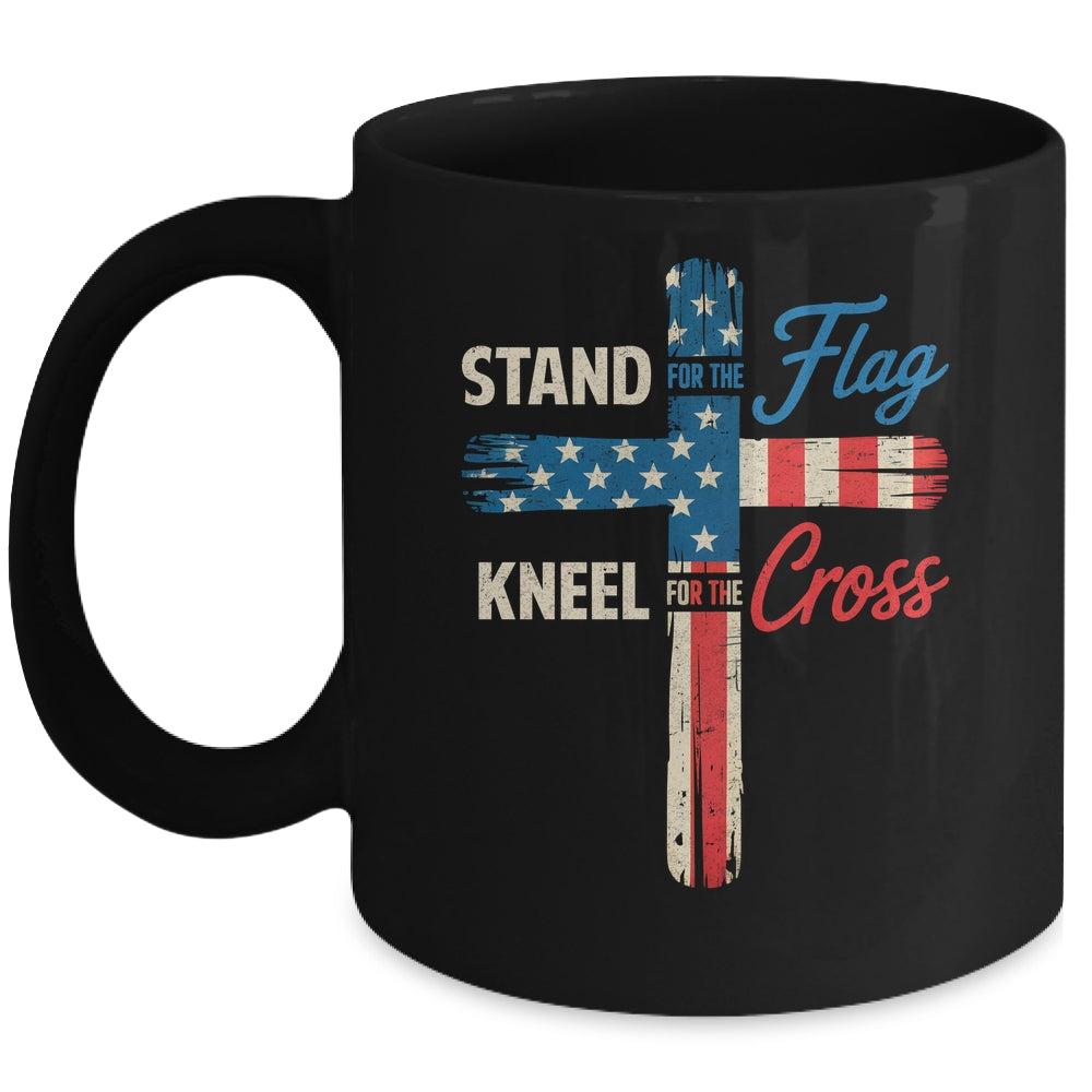 USA Flag Religious 4th Of July Christian Stand For The Flag Mug | siriusteestore