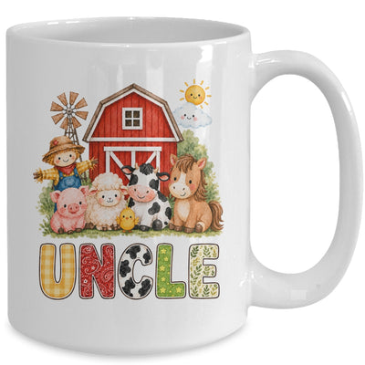 Uncle Farm Cow 1St Birthday Girl Boy Matching Family Mug | siriusteestore