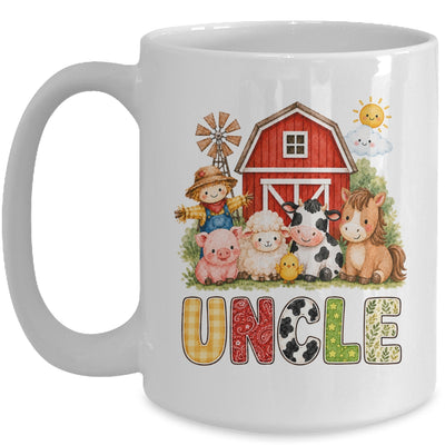 Uncle Farm Cow 1St Birthday Girl Boy Matching Family Mug | siriusteestore