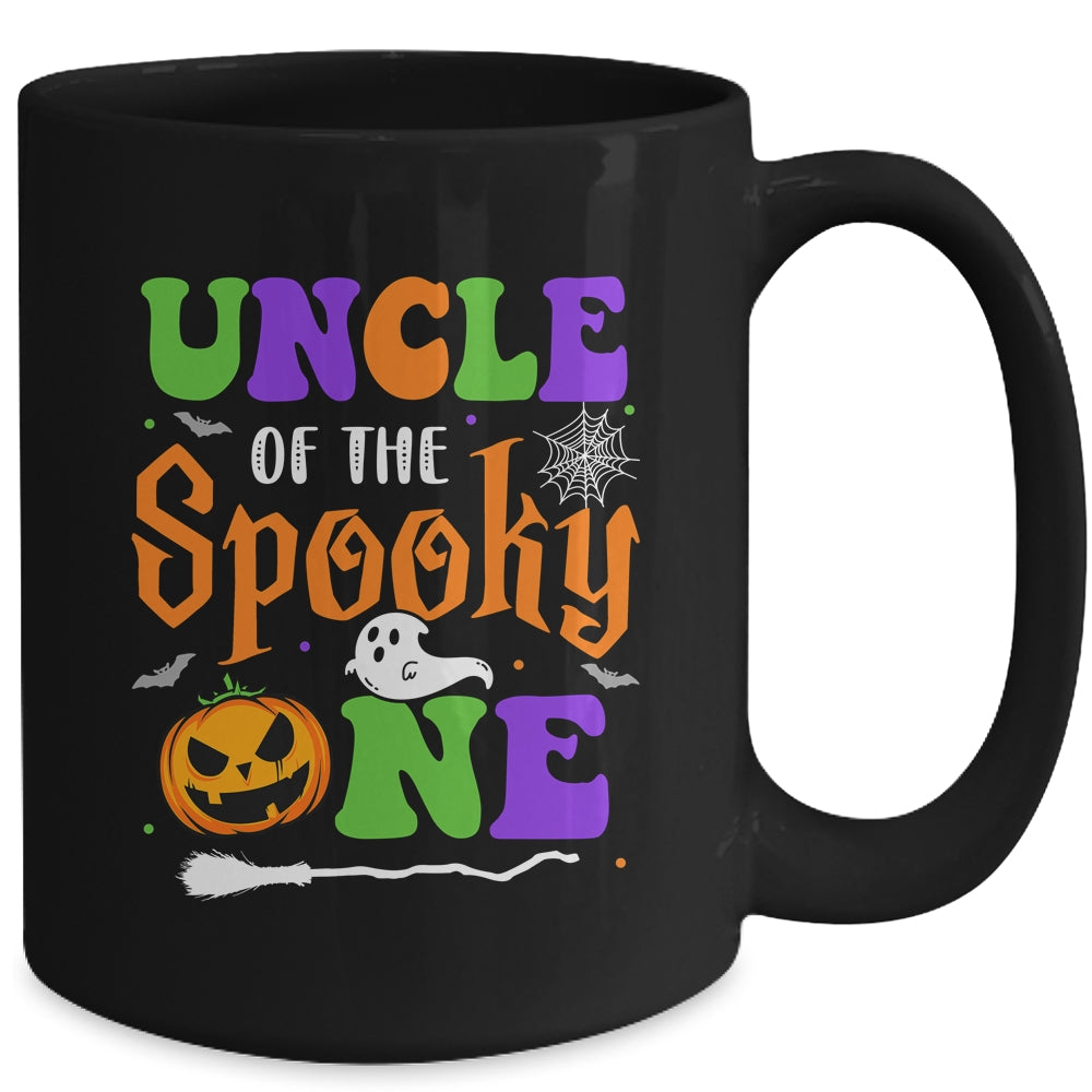 Uncle Halloween 1st Birthday Boy Matching Family Spooky One Mug | siriusteestore