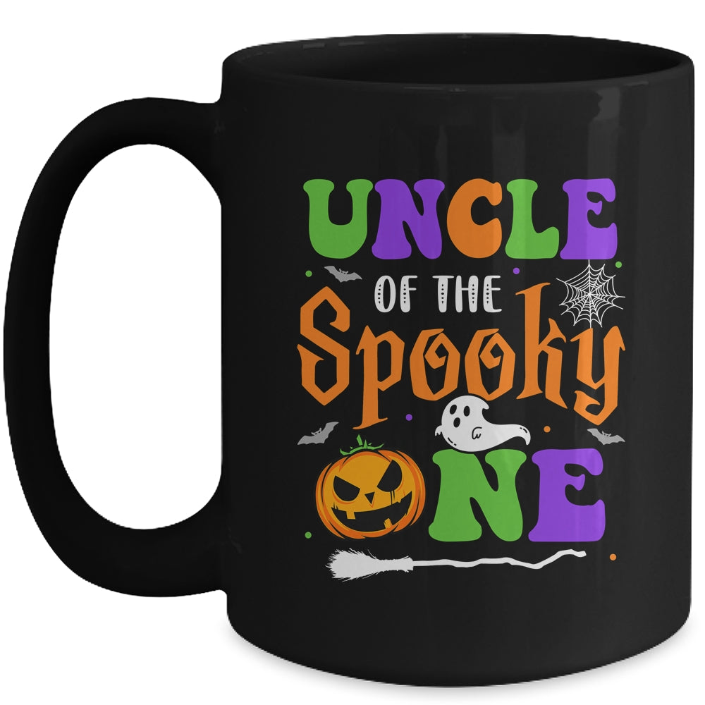 Uncle Halloween 1st Birthday Boy Matching Family Spooky One Mug | siriusteestore
