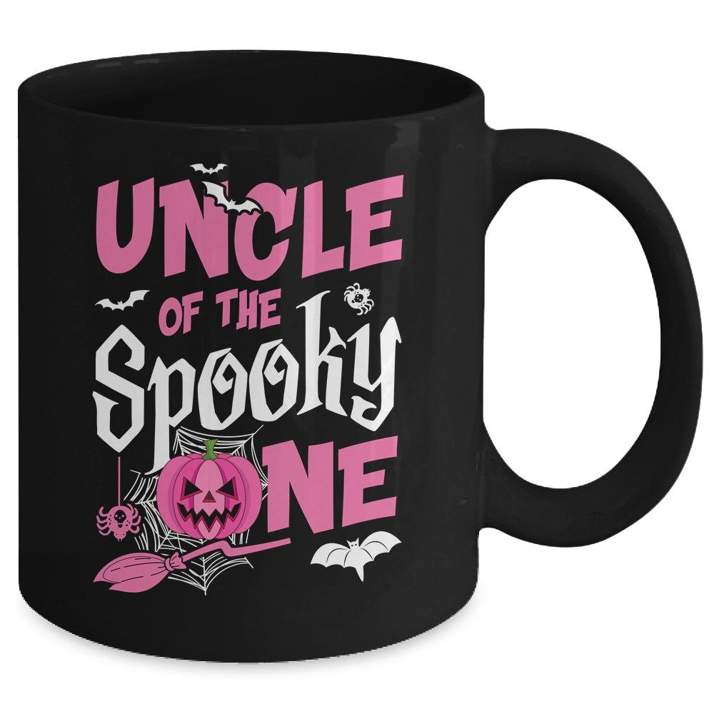 Uncle Halloween 1st Birthday Girl Matching Family Spooky One Mug | siriusteestore