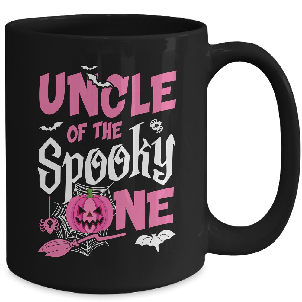 Uncle Halloween 1st Birthday Girl Matching Family Spooky One Mug | siriusteestore
