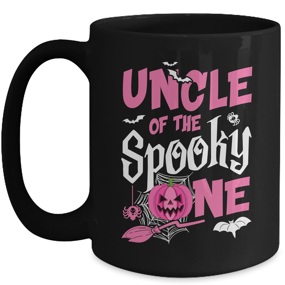 Uncle Halloween 1st Birthday Girl Matching Family Spooky One Mug | siriusteestore