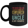 Uncle Is My Favorite Name Funny Father's Day Uncle Mug | siriusteestore
