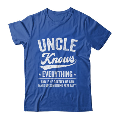 Uncle Knows Everything Fathers Day Birthday Christmas Shirt & Hoodie | siriusteestore
