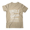 Uncle Knows Everything Fathers Day Birthday Christmas Shirt & Hoodie | siriusteestore