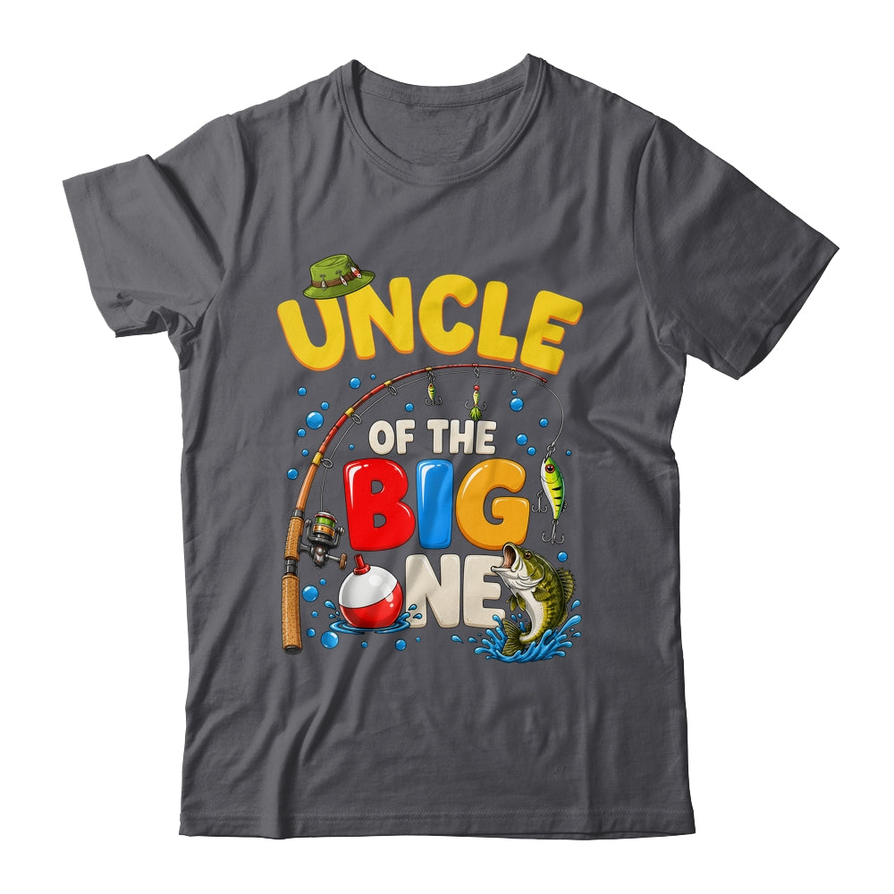 Uncle Of The Big One Fishing Birthday Boy Family Party Shirt & Hoodie | siriusteestore