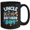 Uncle Of The Birthday Boy Astronaut Family Space Planets Mug | siriusteestore