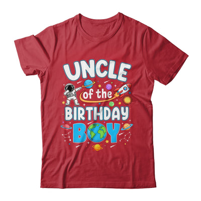 Uncle Of The Birthday Boy Astronaut Family Space Planets Shirt & Hoodie | siriusteestore