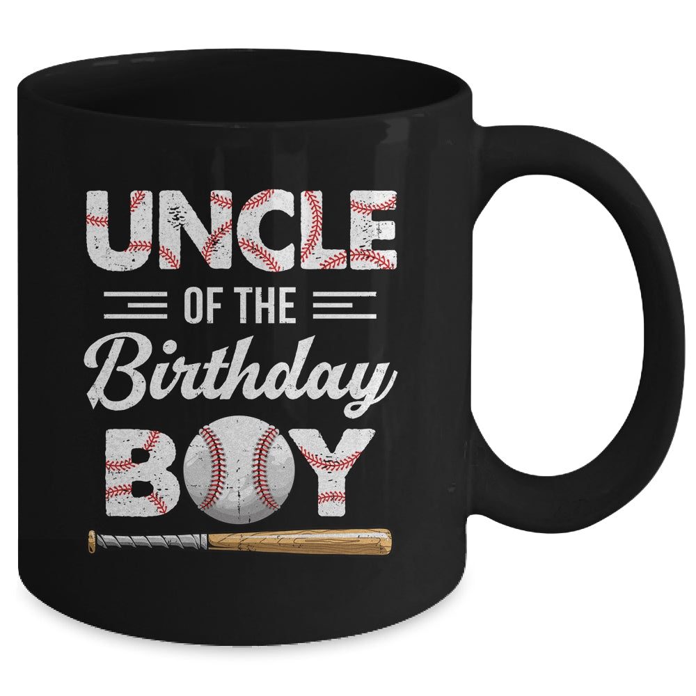 Uncle Of The Birthday Boy Baseball Matching Family Party Mug | siriusteestore