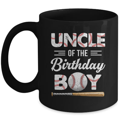 Uncle Of The Birthday Boy Baseball Matching Family Party Mug | siriusteestore