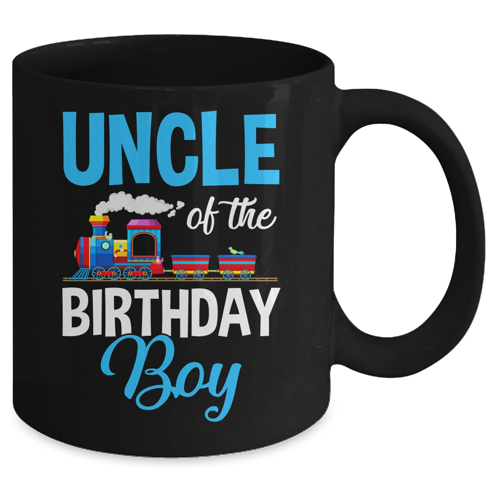 Uncle Of The Birthday Boy Railroad Train Theme Lover Mug | siriusteestore