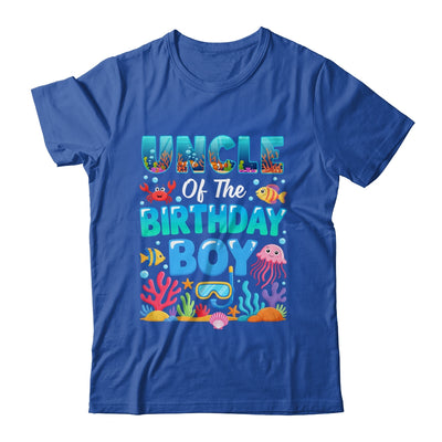 Uncle Of The Birthday Boy Sea Animals Ocean Aquarium Shirt & Hoodie | siriusteestore