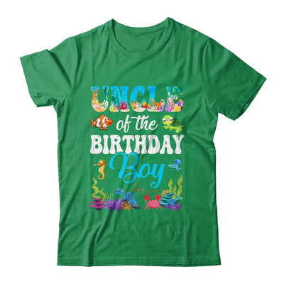 Uncle Of The Birthday Boy Sea Fish Ocean Aquarium Party Shirt & Hoodie | siriusteestore