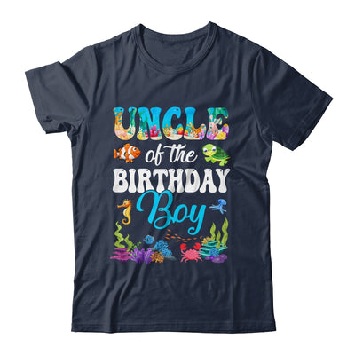 Uncle Of The Birthday Boy Sea Fish Ocean Aquarium Party Shirt & Hoodie | siriusteestore