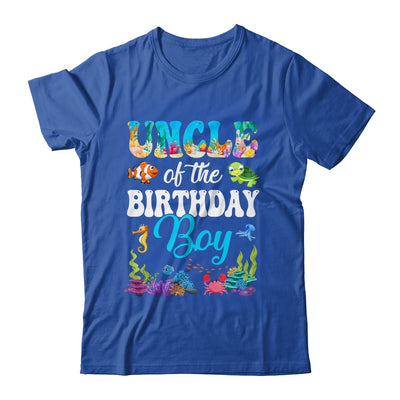 Uncle Of The Birthday Boy Sea Fish Ocean Aquarium Party Shirt & Hoodie | siriusteestore