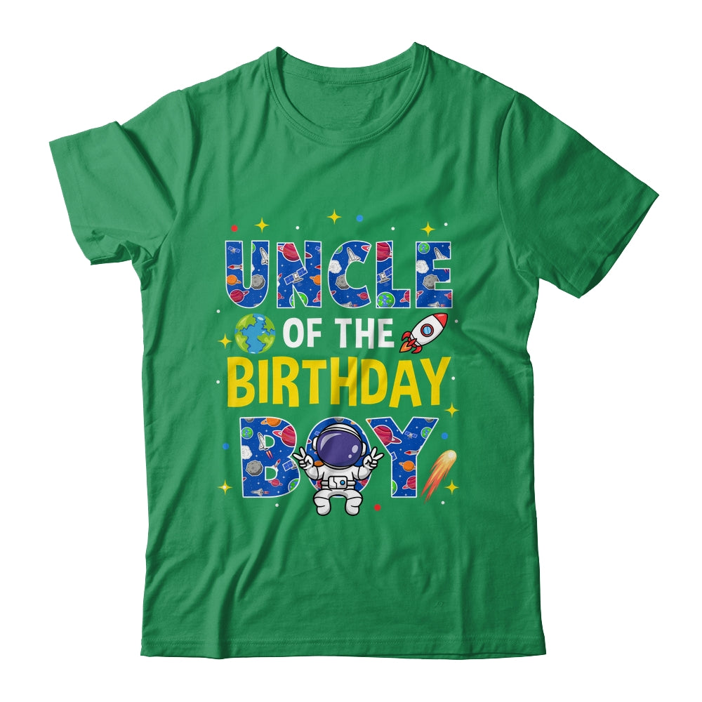 Uncle Of The Birthday Boy Space Astronaut Family Birthday Shirt & Hoodie | siriusteestore