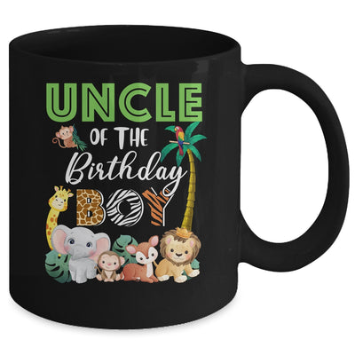 Uncle Of The Birthday Boy Wild Zoo Theme Safari Party Mug | siriusteestore