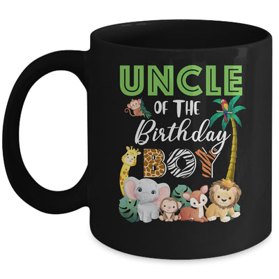 Uncle Of The Birthday Boy Wild Zoo Theme Safari Party Mug | siriusteestore