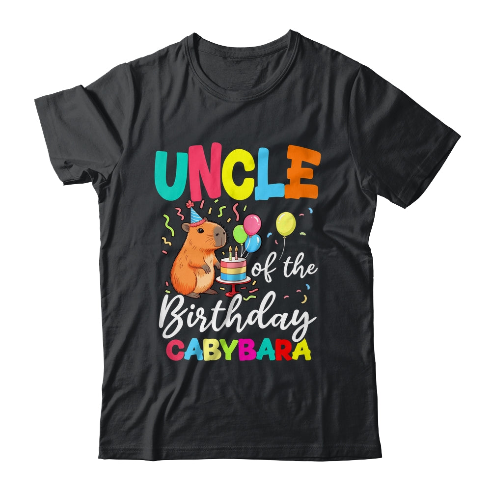 Uncle Of The Birthday Capybara Girl Bday Party Family Shirt & Hoodie | siriusteestore