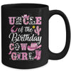 Uncle Of The Birthday Cow Girl Western Cowgirl 1st Birthday Mug | siriusteestore