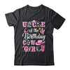 Uncle Of The Birthday Cow Girl Western Cowgirl 1st Birthday Shirt & Hoodie | siriusteestore