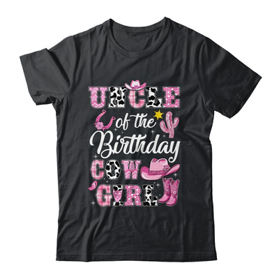 Uncle Of The Birthday Cow Girl Western Cowgirl 1st Birthday Shirt & Hoodie | siriusteestore