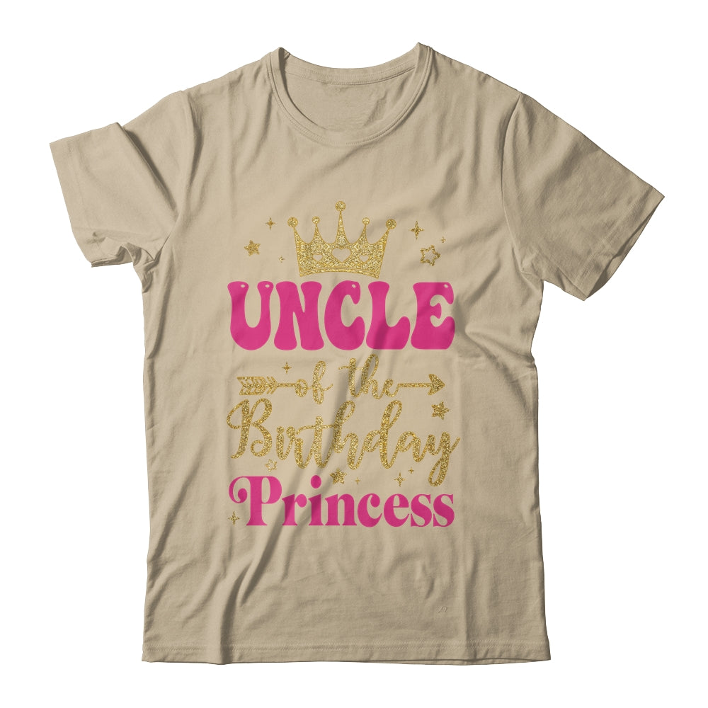 Uncle Of The Birthday For Girl 1st Birthday Princess Girl Shirt & Hoodie | siriusteestore