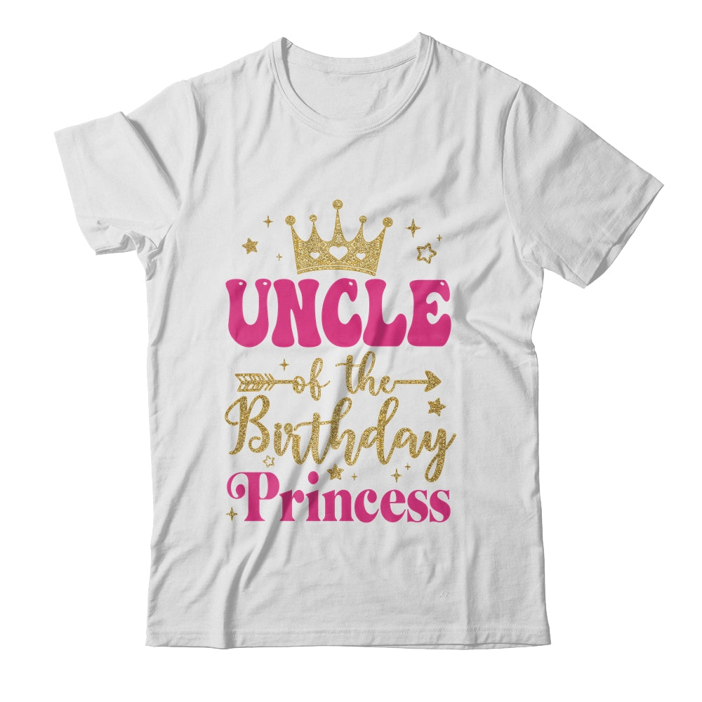 Uncle Of The Birthday For Girl 1st Birthday Princess Girl Shirt & Hoodie | siriusteestore