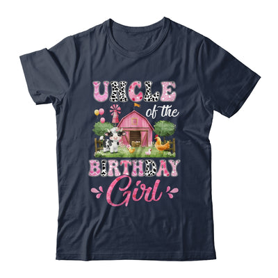 Uncle Of The Birthday Girl 1st Birthday Cow Farm Family Shirt & Hoodie | siriusteestore