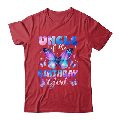 Uncle Of The Birthday Girl Butterfly Family Matching Shirt & Hoodie | siriusteestore