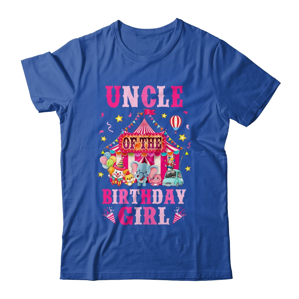 Uncle Of The Birthday Girl Circus Carnival Family Party Shirt & Hoodie | siriusteestore