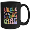 Uncle Of The Birthday Girl Groovy Party 1st Birthday Girl Mug | siriusteestore
