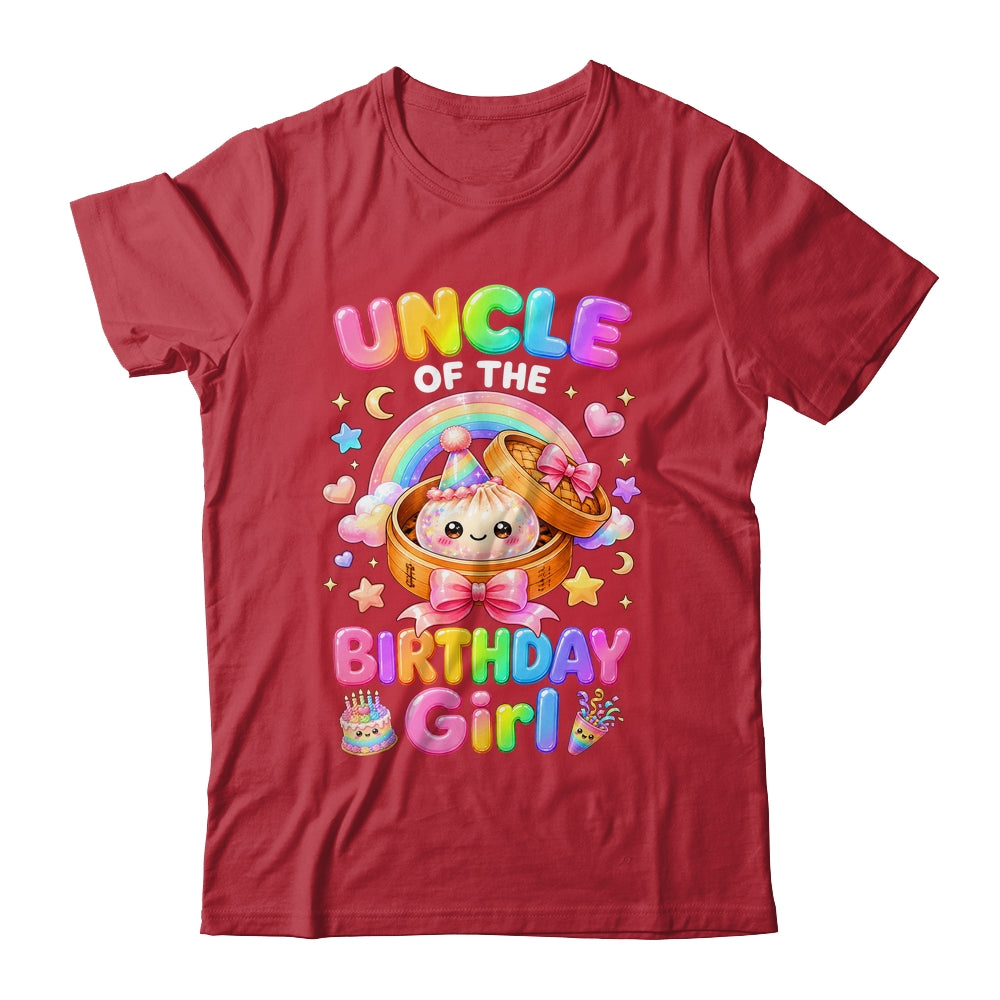 Uncle Of The Birthday Girl Kawaii Dumpling Squishy Family Shirt & Hoodie | siriusteestore