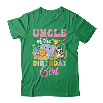 Uncle Of The Birthday Girl Kids Safari Jungle Animal Shirt & Hoodie | siriusteestore