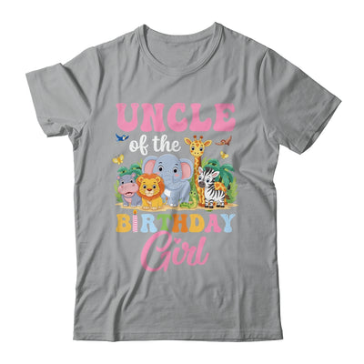 Uncle Of The Birthday Girl Kids Safari Jungle Animal Shirt & Hoodie | siriusteestore