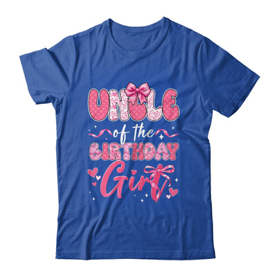 Uncle Of The Birthday Girl Pink Coquette Bow Family Shirt & Hoodie | siriusteestore